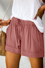 Load image into Gallery viewer, Summer Women Solid high Wasit Casual Shorts Fashion Lady Street Shopping Straight Pockets Short Trousers Bottoms
