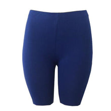 Load image into Gallery viewer, Women Summer Casual Solid Shorts Fitness Ladies Strench Casual Skinny High Waist High Elastic Shorts Cycling

