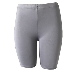 Women Summer Casual Solid Shorts Fitness Ladies Strench Casual Skinny High Waist High Elastic Shorts Cycling