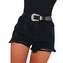 Load image into Gallery viewer, Women Ripped Frayed Hole Denim Shorts Summer High Waist Zipper Casual Loose Streetwear Sexy Ladies Jeans Hot Shorts 2020 Female
