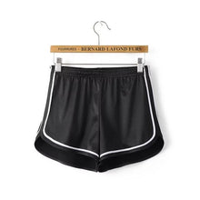Load image into Gallery viewer, High Waist Women Shorts 2018 Summer Silk Slim Fit Elastic Booty Shorts For Women Hot Sexy Pole Dance Shorts Pantalon Femme
