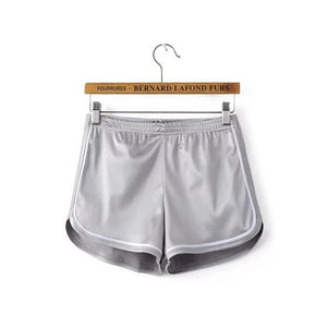 High Waist Women Shorts 2018 Summer Silk Slim Fit Elastic Booty Shorts For Women Hot Sexy Pole Dance Shorts Pantalon Femme