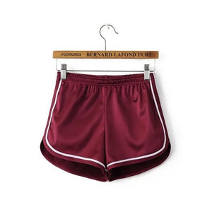 High Waist Women Shorts 2018 Summer Silk Slim Fit Elastic Booty Shorts For Women Hot Sexy Pole Dance Shorts Pantalon Femme